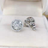 Moissanite Earrings Zircon Jewelry Gift