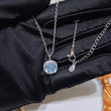 Diamond Pendant Necklace High Carbon Diamond Women Jewelry