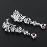 Papalacha Flower Cluster Earrings - Bright Zircon Jewelry