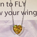 Classic Heart Necklace with Zircon Gift