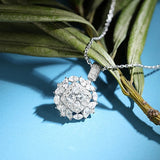 Hollow Snow Necklace Zircon Girl Gift Party Jewelry