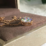 Heart Necklace Moissanite Zircon Jewelry for Women