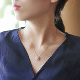 Zircon Snow Flower Necklace for Women