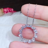 Sunflower Necklace Brilliant Zircon Girl Gift