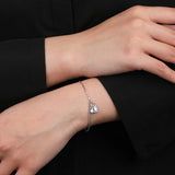 S925 Silver Bracelet Clover Lock Jewelry For Women