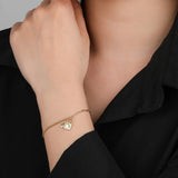 S925 Silver Bracelet Clover Lock Jewelry For Women
