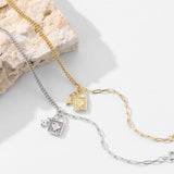 S925 Silver Bracelet Clover Lock Jewelry For Women