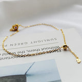 S925 Silver Bracelet Purple Charm Women Holiday Jewelry