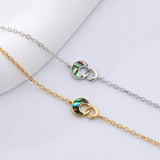 S925 Silver Moon Charm Bracelet Shell Jewelry for Women
