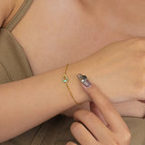 S925 Silver Moon Charm Bracelet Shell Jewelry for Women