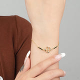 Retro Roman Digital S925 Sterling Silver Bracelet for Women