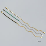 S925 Sterling Silver Diamond Chains Bracelets Women