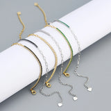 S925 Sterling Silver Diamond Chains Bracelets Women