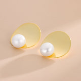 S925 Silver Pearl Stud Earrings for Women