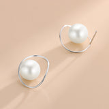 S925 Pearl Rings Stud Earrings for Women