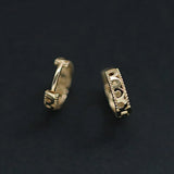 S925 Sterling Silver Cutout Earrings for Women
