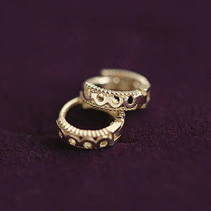 S925 Sterling Silver Cutout Earrings for Women