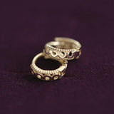 S925 Sterling Silver Cutout Earrings for Women