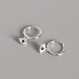 S925 Devil's Eye Earrings Diamonds Jewelry for Women