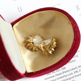 S925 Flower Earrings Sparkling Diamond Jewelry Women's Holiday Gift