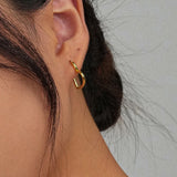 S925 Sterling Silver Heart Earrings for Women, Wedding Holiday Girls Jewelry