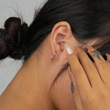 S925 Sterling Silver Heart Earrings for Women, Wedding Holiday Girls Jewelry