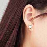 S925 Silver Pearl Earrings Ins Style Jewelry Women Girls' Wedding