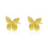 S925 Sterling Silver Butterfly Earrings Women Retro Jewelry Gift