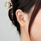 S925 Sterling Silver Snake Clip Earrings Retro Style Jewelry Gift
