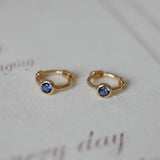 S925 Sterling Silver Round Zircon Diamond Earrings for Women