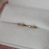 S925 Sterling Silver Round Zircon Diamond Earrings for Women