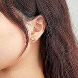 S925 Sterling Silver Shell Earrings Women Retro Jewelry Holiday Gift Party