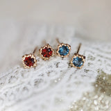 S925 Sterling Silver Zircon Sparkling Diamond Stud Earrings