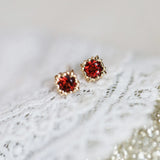 S925 Sterling Silver Zircon Sparkling Diamond Stud Earrings