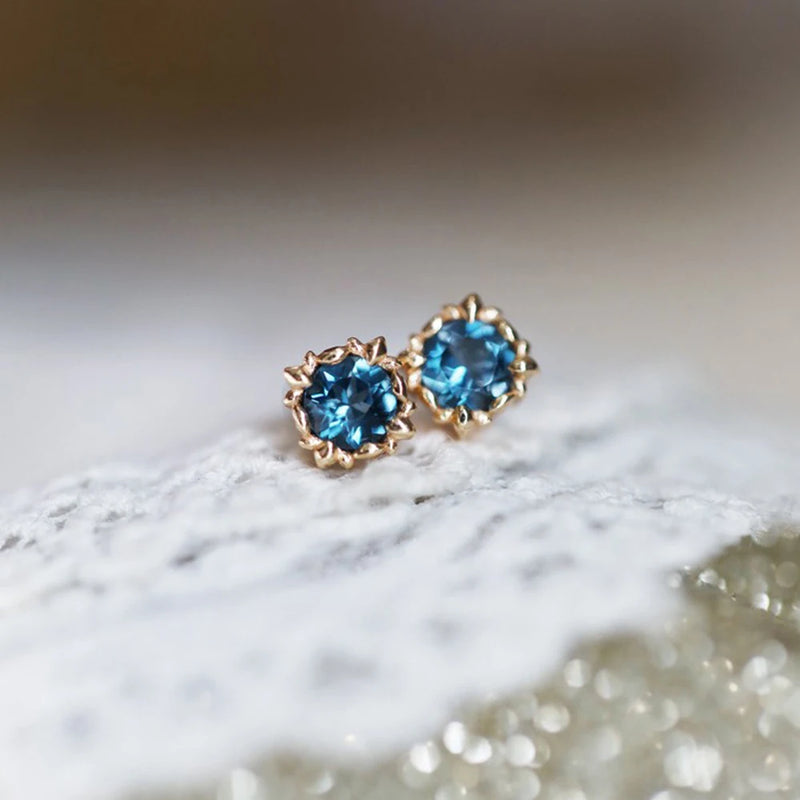 S925 Sterling Silver Zircon Sparkling Diamond Stud Earrings