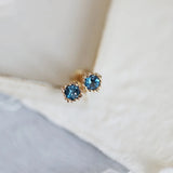 S925 Sterling Silver Zircon Sparkling Diamond Stud Earrings