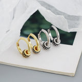 Sparkling Zircon Stud Earrings 925 Silver