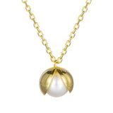 S925 Sterling Silver Pearl Necklace for Women