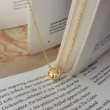 S925 Sterling Silver Compass Necklace Women's Holiday Jewelry