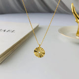 S925 Sterling Silver Necklace Women Flower Collar Chain Retro Jewelry