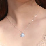 S925 Angel Baby Clavicle Chain Necklace Women Holiday Jewelry