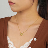 S925 Rainbow Devil's Eye Necklace with Zircon Jewelry