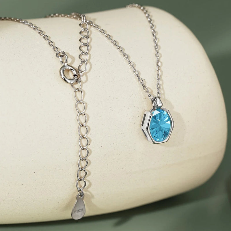 S925 Sterling Silver Necklace Women Bottle Necklace Female Jewelry