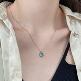 S925 Sterling Silver Necklace Women Bottle Necklace Female Jewelry
