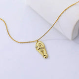 S925 Sterling Silver Mermaid Necklace Women's Collar Chain Jewelry