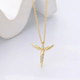 S925 Sterling Silver Angel Wings Necklace for Women
