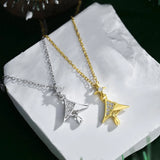 S925 Silver Christmas Tree Necklace with Zircon, Holiday Gift