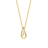S925 Sterling Silver Droplet Necklace Female Collar Chain Jewelry