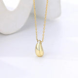 S925 Sterling Silver Droplet Necklace Female Collar Chain Jewelry