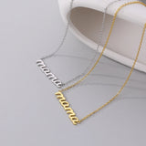 S925 Sterling Silver Mother's mama Necklace Zircon Girl's Gift